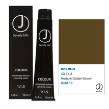 J Beverly Hills COLOUR Botanically Infused Hair Color Cream  - 4A 4.1 Medium Ash