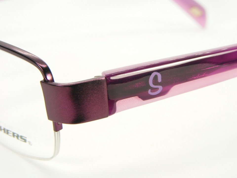 NEW SKECHERS Girl's SK 2084 SBUR SATIN BURGUNDY EYEGLASSES GLASSES 49-17-135mm Item image 3