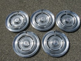 Genuine 1966 Rambler American 14 inch hubcaps wheel covers - £37.09 GBP