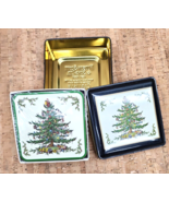Spode Christmas Tree Coasters Pimpernel Hudson-Scott &amp; Sons Set of 6 NEW... - £54.50 GBP