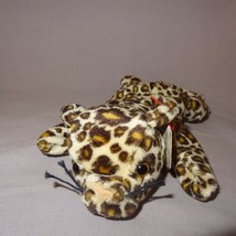 Freckles Leopard Ty Beanie Baby Plush Stuffed Animal 9&quot; 1996 Cat Toy - £7.80 GBP
