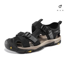Outdoor Sandals Spring Summer New Men Sandals Comfortable Wearable Walking Casua - £78.29 GBP