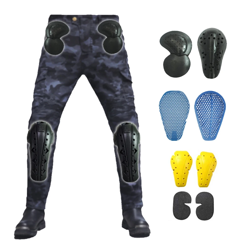 2021 Camouflage Men Motorcycle Riding Pants Biker Jeans Motocross Racing... - $70.54+