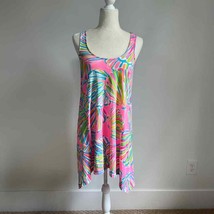 Lilly Pulitzer Monterey Dress Swim Coverup Pink Pout Shellabrate - £34.79 GBP