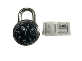 Master Lock 1500D Locker Lock Combination  Padlock, 1 Pack - Black - £7.94 GBP