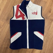 Vintage Sea Fever Gear Kids Fleece Sailing Vest Size Medium/10/12 Upcycled - £21.75 GBP