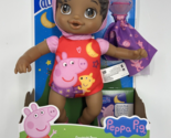 Baby Alive Goodnight Peppa Doll, Peppa Pig Toy, Black Hair, With Book, Paci - $23.70