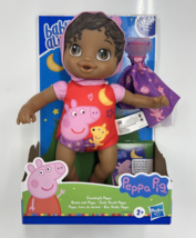 Baby Alive Goodnight Peppa Doll, Peppa Pig Toy, Black Hair, With Book, Paci - £18.63 GBP