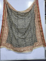 Large bandana 42×42 with zari hand block print,, a pack of bandana for h... - $20.80