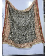 Large bandana 42×42 with zari hand block print,, a pack of bandana for h... - $28.85 CAD