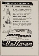 1951 Print Ad Huffy Convertibles & Huffman Bicycles Made in Dayton,Ohio - $9.88