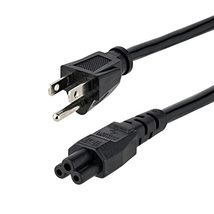 StarTech.com 10ft (3m) Laptop Power Cord, NEMA5-15P to C5 Mickey Mouse, ... - $284.79 MXN
