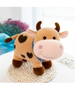 Cartoon Cute Cow Plush Toy Soft Animal Cattle Plush Toy Kawaii Bull Doll - £17.20 GBP
