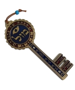 The key of wealth kabbalah amulet pewter wall hanging from Israel bless ... - £13.98 GBP