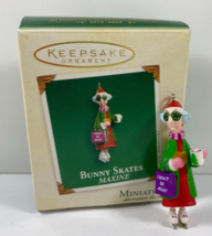 2003 Hallmark Keepsake Christmas Ornament Miniature Bunny Skates Maxine - £10.11 GBP