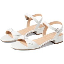 Easy Spirit Women Ginova Low Heel Ankle Strap Sandals Size US 9.5M White - £32.63 GBP