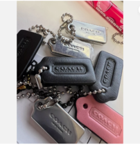 COACH Bag Hang Tag / Key Chain / authentic 1.5*3/4 in pick one - $373.86 MXN