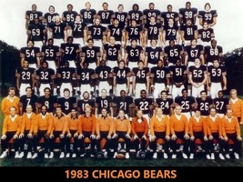 1983 CHICAGO BEARS 8X10 TEAM PHOTO FOOTBALL NFL PICTURE - £3.88 GBP