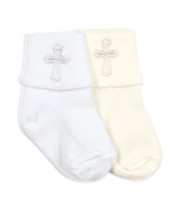 Jefferies Socks Baby Infant Girls Boys Cross Baptism Christening Communi... - $10.99