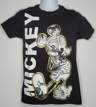 DISNEY PARKS Mickey Mouse Black &amp; White Cotton T-Shirt Top Small - $18.99
