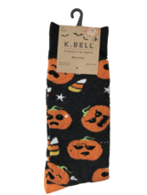 K. Bell Mens Halloween Crew Socks Pumpkins Candy Corn Print Fall Novelty... - $260.49 MXN