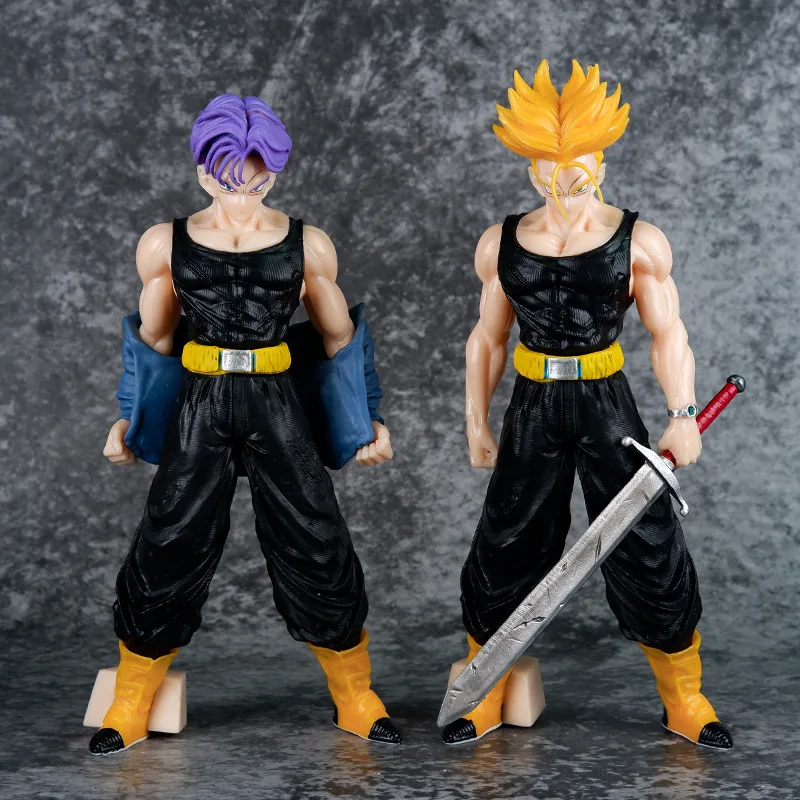 Cartoon Anime Dragon Ball Z Action Figure Future Trunks Sword Super Saiya - £13.93 GBP