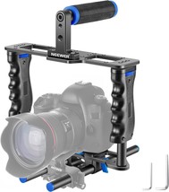 Neewer Camera Video Cage Film Movie Making Kit, Aluminum Alloy, Black + Blue - £73.97 GBP