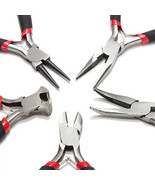 5pcs Jewelers Pliers Set Jewelry Making Beading Wire Wrapping Tools - $14.97 CAD