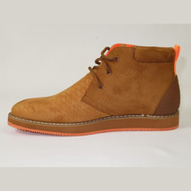 Mens Tayno Modern Chukka Boot Micro Suede Soft Comfortable Cushion Troupe Camel image 5