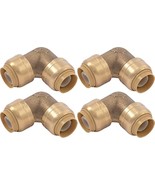 SharkBite 1/2 Inch 90 Degree Elbow, Pack of 4, Push to Connect Brass Fit... - €35,81 EUR