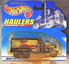 1999 Hot Wheels Haulers Voltage Blasters SHORT CIRCUIT Truck Black w/Chrome 8dot - £11.58 GBP