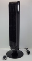 *MS) Lasko 3-Speed Oscillating Tower Fan w/ Timer Remote Control - Black... - £46.92 GBP