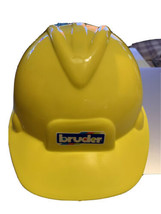 Bruder Toys Hard Hat Yellow Helmet Construction Play Worker 10200  NEW - £15.47 GBP