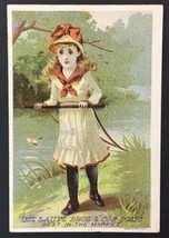 1880s  Lautz Bros &amp; Co&#39;s Marseilles Soap Victorian Trade Card NY Little ... - $17.00