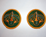 2 QTY Military Patch Army 3rd Armored Calvary Brave Rifles Green Gold Se... - $10.52
