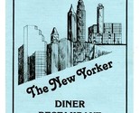 The New Yorker Diner Menu Overseas Highway Key Largo  Florida 1990&#39;s - £13.92 GBP