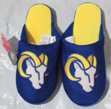 NFL Los Angeles Rams Logo on Mesh Slide Slippers Dot Sole Size Men M by ... - $28.99
