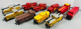 Lot of Ten (10) - HO Scale Cabooses - Life-Like, Bachmann, ROCO, and More - $69.25
