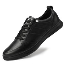 New Men Lace-Up Shoes Fashion Men Shoes First Layer Cowhide Casual Shoes  Men Sn - $98.14