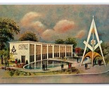 Masonic Brotherhood Center New York World&#39;s Fair NY NYC UNP Chrome Postc... - $2.92