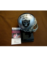 GEORGE BLANDA OAKLAND RAIDERS HOF SIGNED AUTO VINTAGE RIDDELL MINI FOOTB... - £156.90 GBP