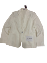 Lascana Smart White Jacket Uk 14 Us 10 Eur 42 (rst212-2) - £33.92 GBP