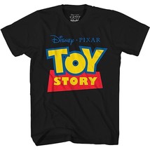 Disney Pixar Toy Story Logo Disneyland World Men&#39;s Graphic T-Shirt Black... - £12.73 GBP