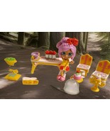 Shopkins Happy Places Disney Belle Beauty Themed Kitchen Set Lot 16 Pcs - $222.99 MXN