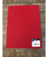 Kunin Felt Sheet 9x12” Sticky Back Red - $214.64 MXN