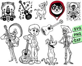 Disney Coco Movie Svg Png, Miguel Coco Svg, Hector Coco Svg Png - £1.35 GBP