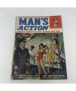 Man’s Action Nov 1963 Vintage Men’s Adventure Magazine WWII Nazi Sub Gir... - $398.20 MXN
