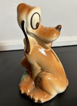 Vintage WALT DISNEY PLUTO Dog Ceramic Bank Collectible - £26.84 GBP