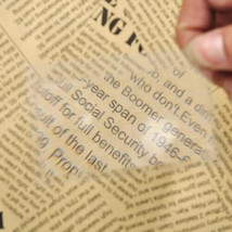 2 Reading Magnifier 3x Magnifying Fresnel Lens Credit Card Size NEW - $6.90