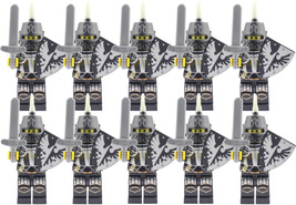 Medieval Knight Black Eagle Knights Set C 10 Minifigures Lot - £13.17 GBP